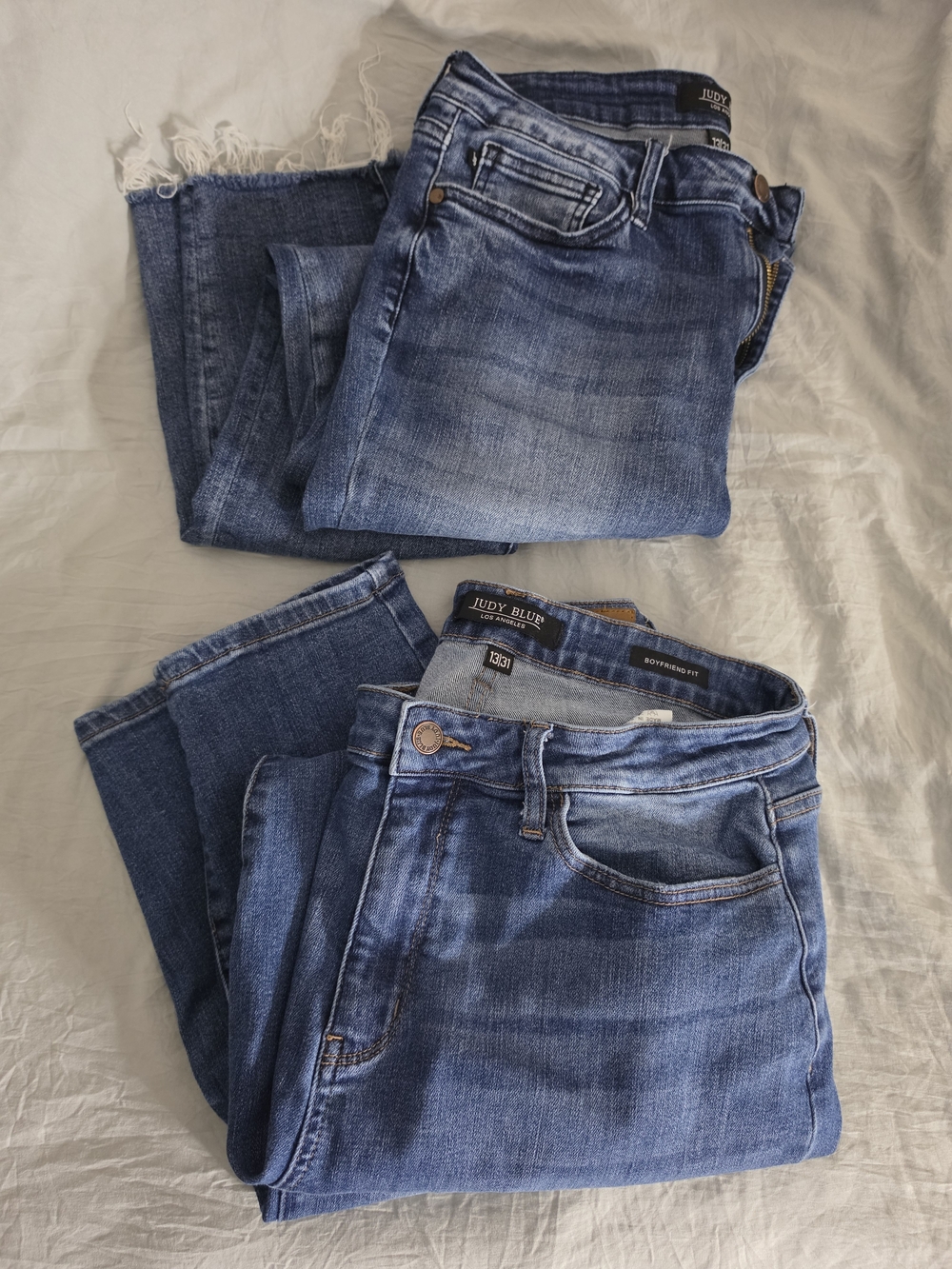 Judy Blue Women’s Blue Jeans - Tapered And Boyfriend Cut